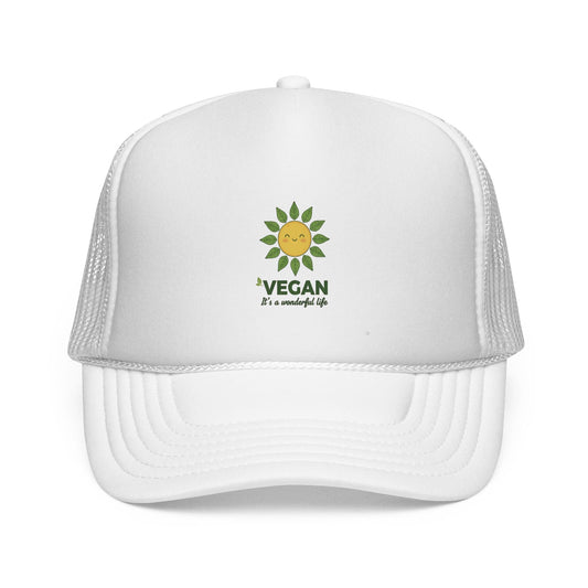 Vegan Merch Trucker Cap — Eco - Friendly Plant - Based Hat - PrintsyNook
