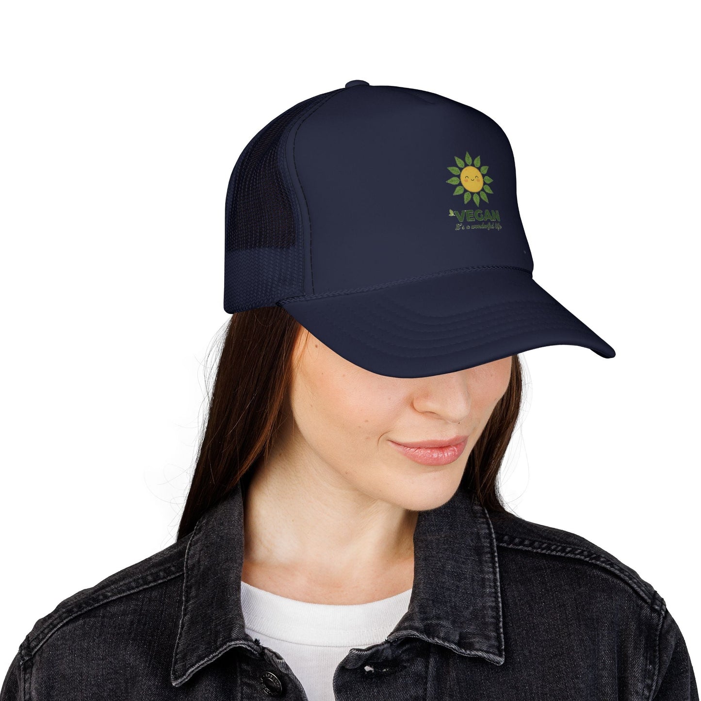Vegan Merch Trucker Cap — Eco - Friendly Plant - Based Hat - PrintsyNook