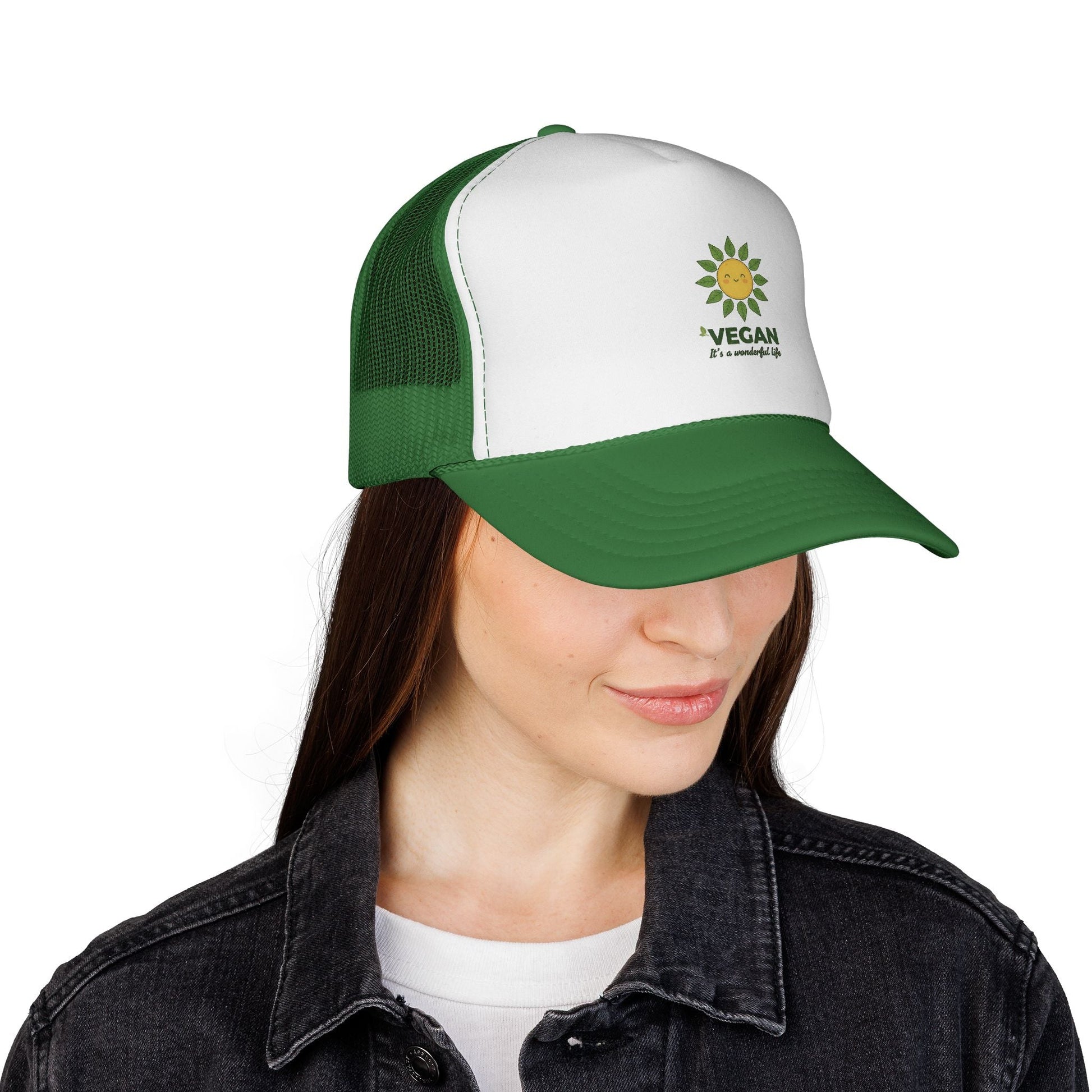 Vegan Merch Trucker Cap — Eco - Friendly Plant - Based Hat - PrintsyNook