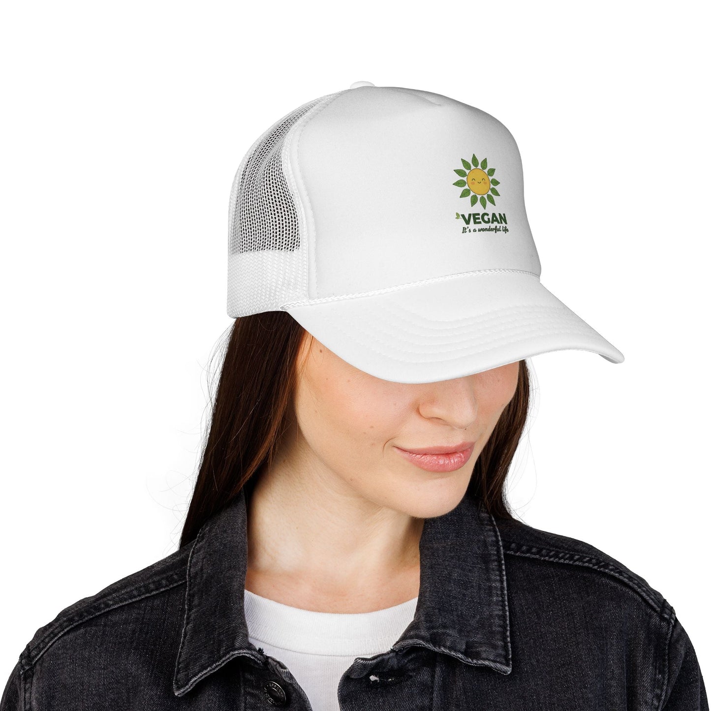 Vegan Merch Trucker Cap — Eco - Friendly Plant - Based Hat - PrintsyNook