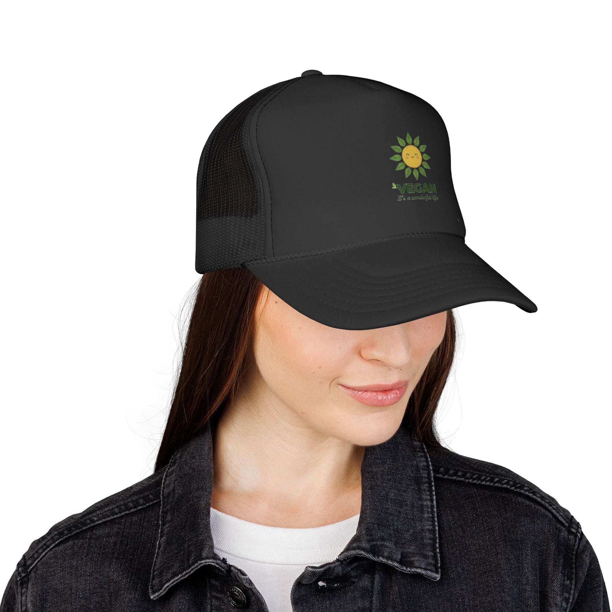 Vegan Merch Trucker Cap — Eco - Friendly Plant - Based Hat - PrintsyNook