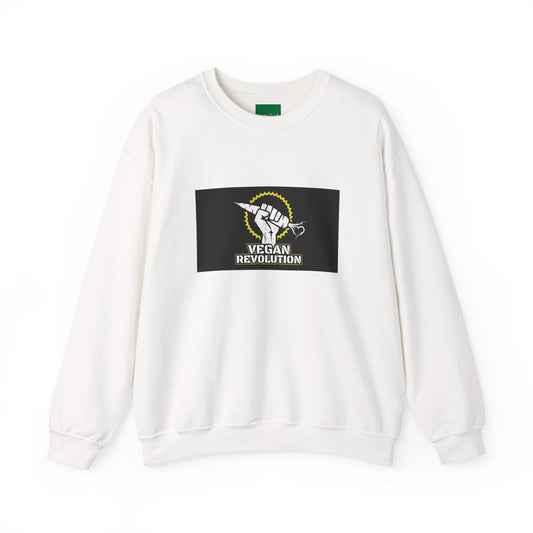 Vegan Revolution Crewneck Sweatshirt - PrintsyNook