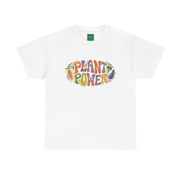 Plant Power T-Shirt — Retro Vegan Veggie Graphic Tee