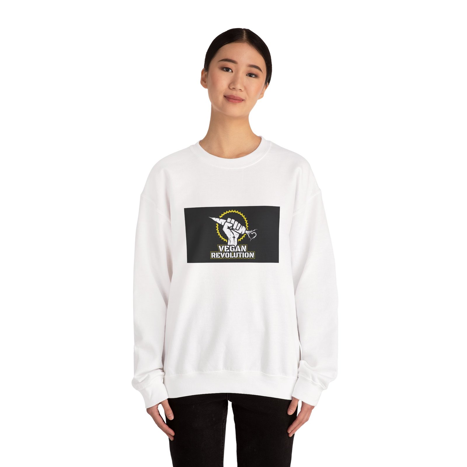 Vegan Revolution Crewneck Sweatshirt – Bild 4