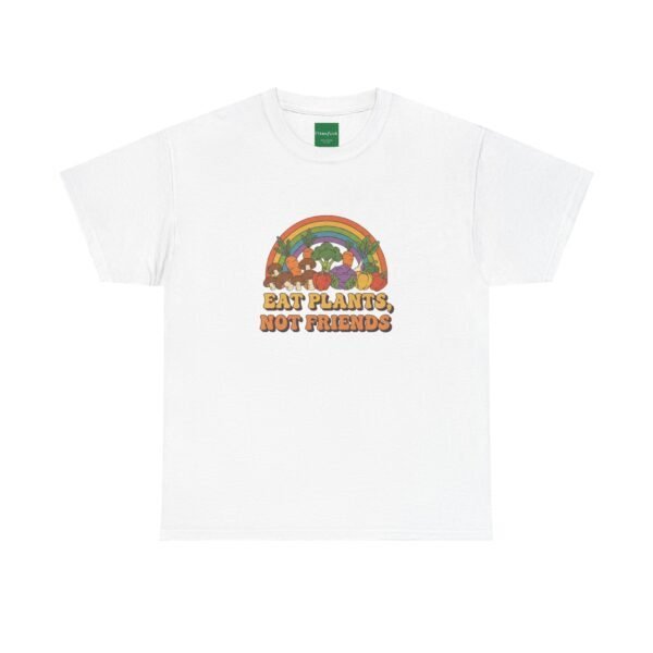 Eat Plants, Not Friends Vegan Retro Tee
