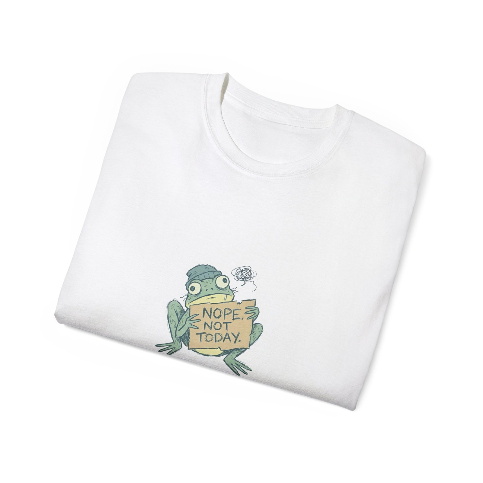 Nope Not Today Frog Graphic Tee – Bild 4