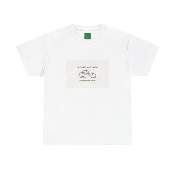 Friends Not Food Tee — Vegan Animal Rescue Graphic T-Shirt